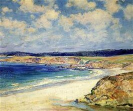 Carmel Beach; Guy Rose, c. 1925