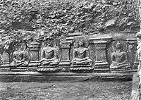 Remains of the stupa.