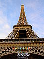 Eiffel Tower while France was bidding for the 2012 Olympic Games, summer 2005