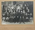 École à Neuilly (?) vers 1905, photographie Louis Fréon.