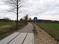 Radweg im Bereich Am Klopwams in Hiddinghausen