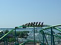 Raptor in Cedar Point (Inverted Coaster)