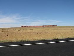 The eponymous red mesa in Red Mesa, July 2007