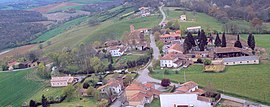 An aerial view of Lautignac