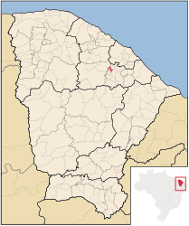 Guaramiranga – Mappa