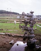 Un des pipelines du village