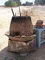 Tabouna (four traditionnel en terre cuite) utilisé pour la cuisson du pain.