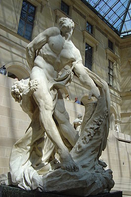 de Milo van Croton, door Pierre Paul Puget (1683), Louvre, Parijs