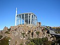 Le belvédère au sommet du mont Wellington.