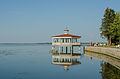 A pavilion by the seaside promenade