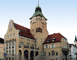 Skyline of Simbach am Inn