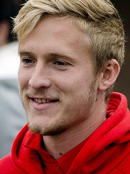 Ben Halloran in 2014 als speler van Fortuna Düsseldorf