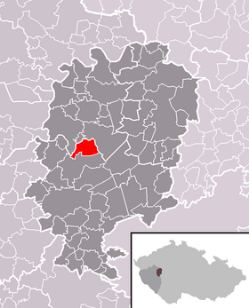 Localisation de Březina