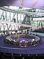 The debating chamber inside the building