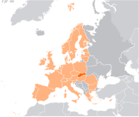 Localisation de la Slovaquie en Europe