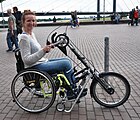 Adaptivbikefahrerin