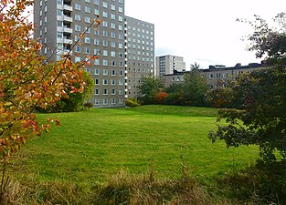 Valla gårds gamla bytomt, oktober 2015.