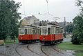 K-Triebwagen im Letztzustand in Floridsdorf (1969)