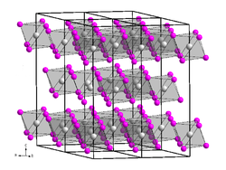 Kristallstruktur von Gadolinium(III)-iodid