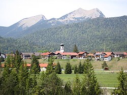 Skyline of Krün