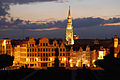 Mont des Arts, a historic site in the center of Brussels