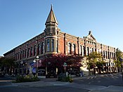 The historic Davidson Building, completed in 1890, Ellensburg, Washington.