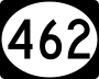 Highway 462 marker