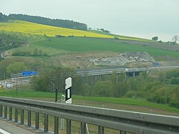 Fertiggestellte Hörseltalbrücke