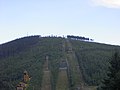 Skisaltejoj sur montopiedo de monto Čertova hora