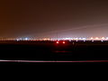 Lights at an airport