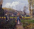 Paysanne et sa fille pendant la récolte à Pontoise, Pissaro, 1882