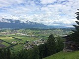 View of the valley from the Planken hillside