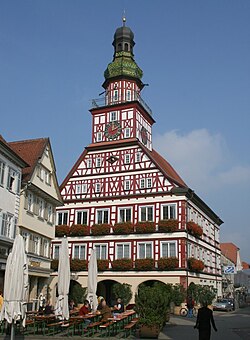 Skyline of Kirchheim unter Teck