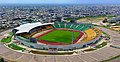 Vue aérienne du Stade de la Réunification à Bépanda (Douala)