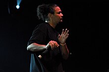 Bizzy Bone performing in 2009