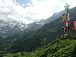 Timmelsjoch, vanuit het zuiden