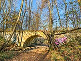 Alte Bahnbrücke über den Federbach, aufgegeben 1895