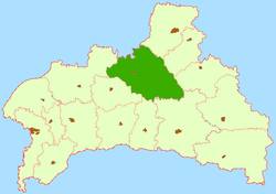 Location of Ivaceviču rajons