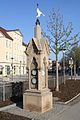 Wettersäule in Coburg, Schlossplatz