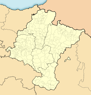 Iráizoz ubicada en Navarra