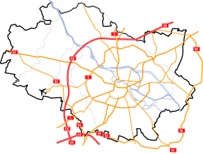 Poziția localității Wrocław