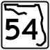 State Road 54 marker