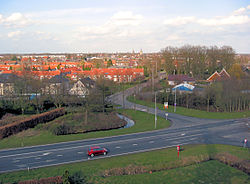 Winterswijk seen from Venemansmolen windmill