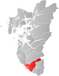 Eigersunds beliggenhed