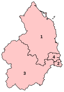 Parliamentary constituencies in Northumberland (2010–2024)