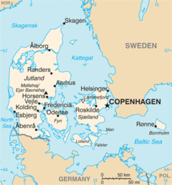 Lokasyon ng Copenhagen