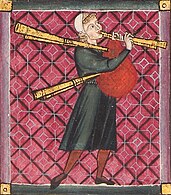 Bagpiper, 13th century, Cantigas de Santa Maria