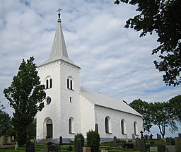 Katslösa kyrka i juni 2007