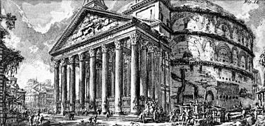 "Veduta del Pantheon" (1751)