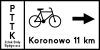 R-3 "signpost of local bicycle route"